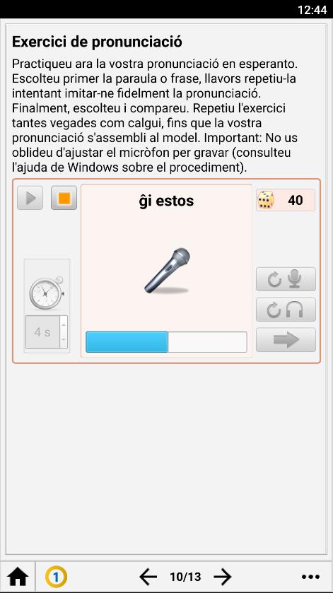 Exercicis de pronunciació